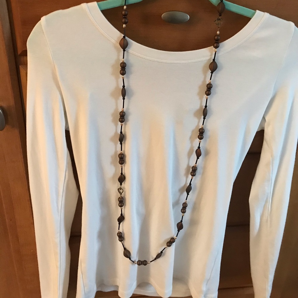 Two hand beaded necklaces